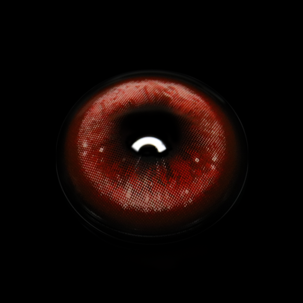 Cosplay Thermo Aura Red Coloured Contact Lenses